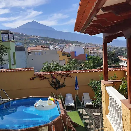 Casa Vistas Al Teide Mar Piscina Privada Parking Cubierto Gratuito En Instalaciones *